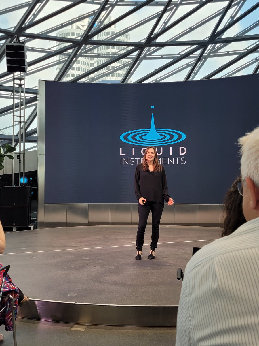 DebKane4's tweet photo. A real treat to be at the Liquid Instruments launch of the Moku: Delta, held at BMW Welt (World), Munich, ahead of Laser World of Photonics. Great talks by co-founders Danielle Wuchenich and Daniel Shaddock.  @OpticsAUNZ @ausphysics @PhysicsANU https://t.co/agWAw9edQe