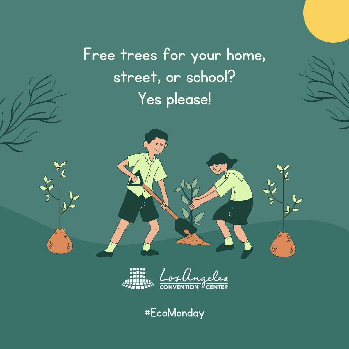 City Plants is helping Angelenos green their neighborhoods—one tree at a time. Find out how to get yours here ➡️ cityplants.org #EcoMonday