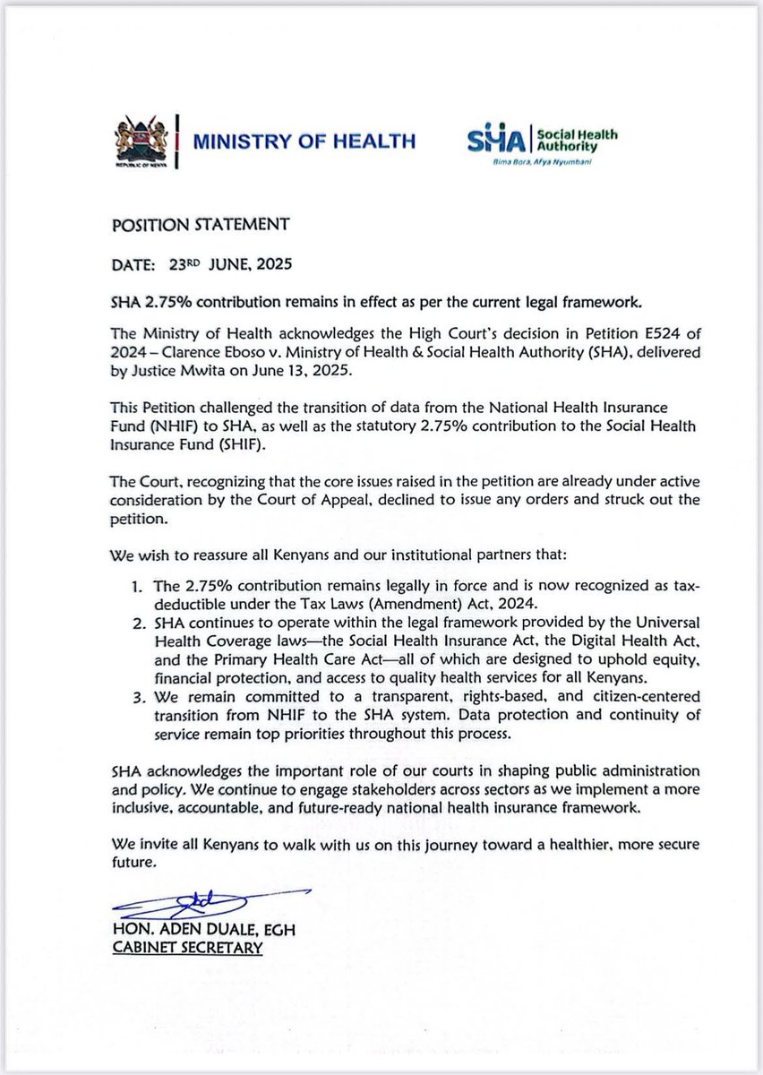 seth_onsase's tweet image. Practiced under both NHIF and @_shakenya . SHA is way better than NHIF to both patients and facilities.