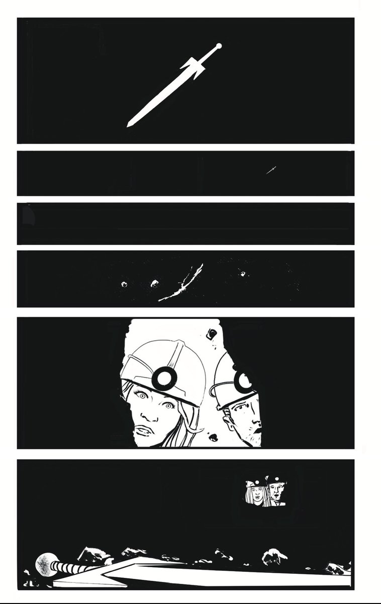 Another page from my new horror book The Dead King. I like how this turned out. Letters and colors next Bringing a sample to SDCC.  #comics #horror <a href="/DarkHorseComics/">Dark Horse Comics</a> <a href="/ImageComics/">Image Comics</a> <a href="/MadCaveStudios/">Mad Cave Studios</a> <a href="/stormkingcomics/">Storm King Comics</a> <a href="/IDWPublishing/">IDW Publishing</a> <a href="/AhoyComicMags/">AHOY Comics</a> <a href="/HeavyMetalInk/">Heavy Metal</a> <a href="/boomstudios/">BOOM! Studios</a>