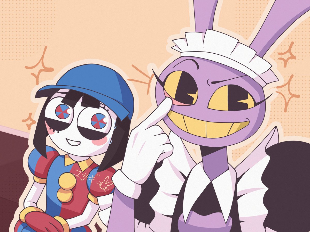 BelkaNatya's tweet photo. #DigitalCircus #Pomni #Jax #jaxfanart #Pomnifanart #TheAmazingDigitalCircus #TADC #TADCEp5 https://t.co/b3ADezTik3