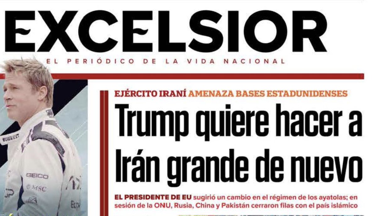El periódico <a href="/Excelsior/">Excélsior</a> haciendo propaganda trumpista.
