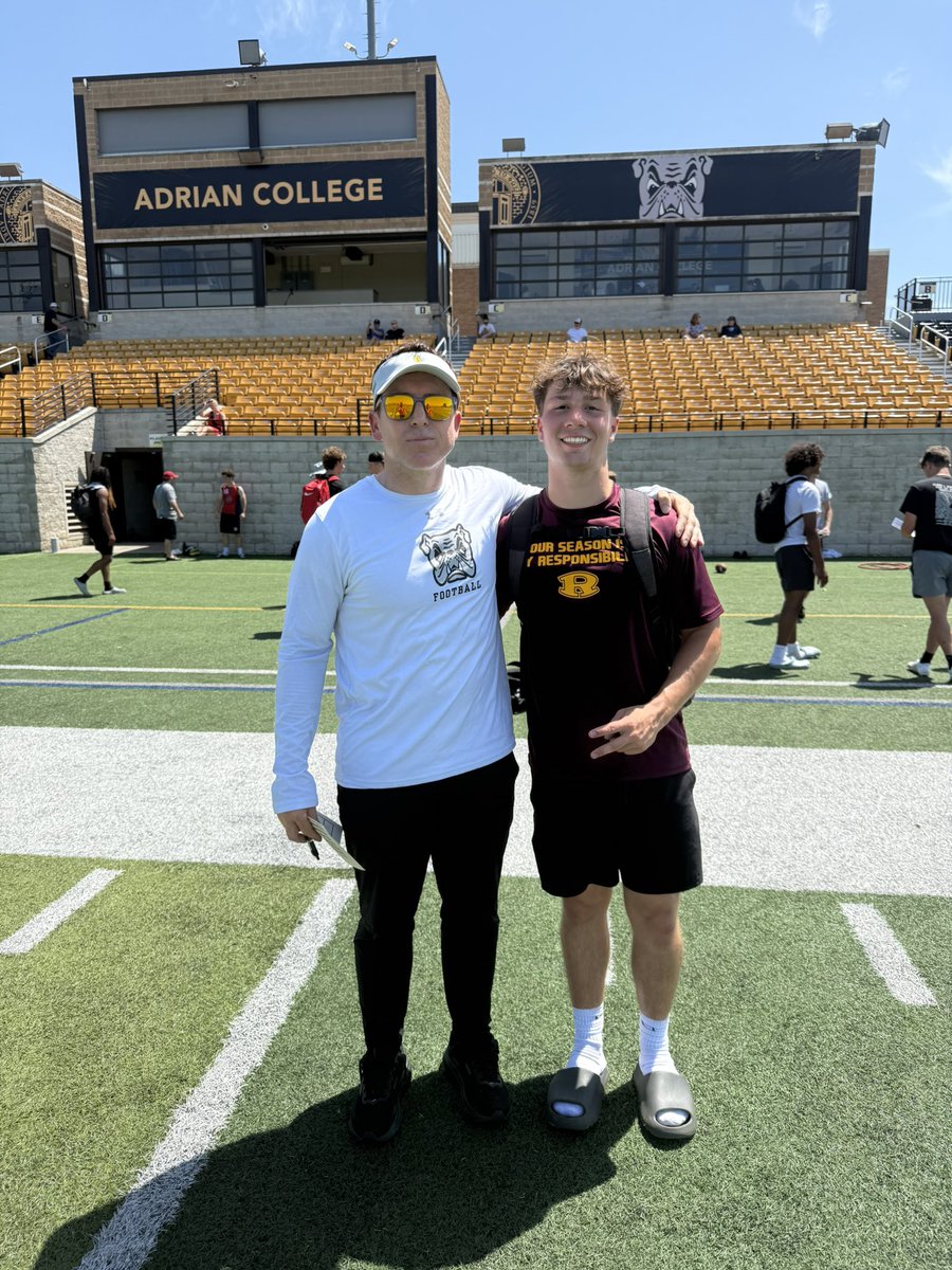 Domanic Stuck (@domanicstuck_2) on Twitter photo #AGTG After a great conversation with <a href="/Coach_Shiels/">Ron Shiels</a> I’m blessed to receive an offer from <a href="/AdrianCollegeFB/">Adrian College Football</a>
<a href="/CoachKnollman/">Alex Knollman</a> <a href="/MIexposure/">Michigan exposure</a> <a href="/PrepRedzoneMI/">Prep Redzone Michigan</a> <a href="/MichFBFrenzy/">Michigan Prep Frenzy</a> <a href="/TheD_Zone/">The D Zone</a>
<a href="/nglime11/">Nolan Glime</a> <a href="/ESouthward/">erick southward</a> <a href="/RivBucsFootball/">Riverview Football</a> #AGTG After a great conversation with <a href="/Coach_Shiels/">Ron Shiels</a> I’m blessed to receive an offer from <a href="/AdrianCollegeFB/">Adrian College Football</a>
<a href="/CoachKnollman/">Alex Knollman</a> <a href="/MIexposure/">Michigan exposure</a> <a href="/PrepRedzoneMI/">Prep Redzone Michigan</a> <a href="/MichFBFrenzy/">Michigan Prep Frenzy</a> <a href="/TheD_Zone/">The D Zone</a>
<a href="/nglime11/">Nolan Glime</a> <a href="/ESouthward/">erick southward</a> <a href="/RivBucsFootball/">Riverview Football</a>