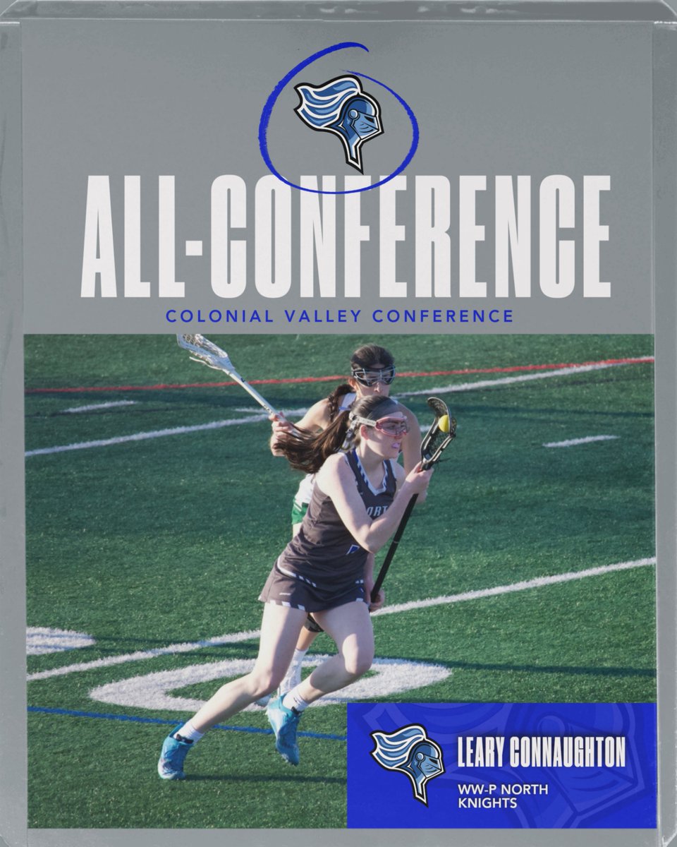 Congratulations to WW-P North girls lacrosse player Leary Connaughton for being named honorable mention All Colonial Valley Conference!
#greatdaytobeaknight