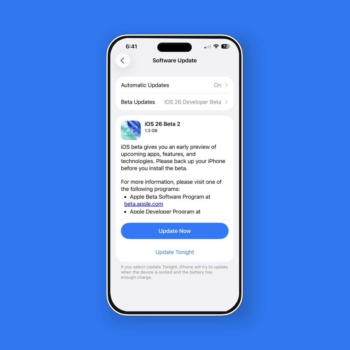 Here we go again!

iOS26 Beta 2 is out!