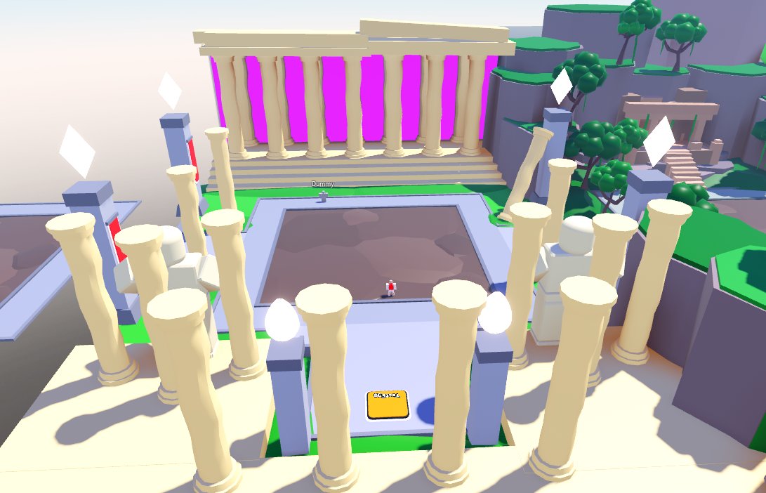 x99Agent's tweet photo. 🏛️ Map Update – Trash Collect Simulator
New Greek-inspired zone just dropped!
Added ancient pillars, temple vibes, and more elevation to explore.
What do you think of the new style? 👀
#RobloxDev #TrashCollectSimulator #MapUpdate #RobloxStudio #GameDev #roblox https://t.co/WODKllKkFF