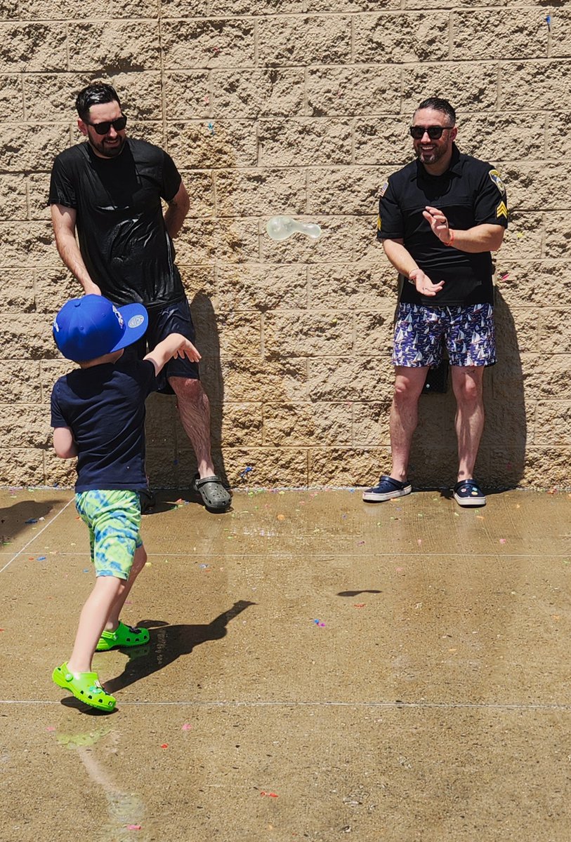 The members of the Raynham Police Department would like to thank everyone who volunteered to be hit with hundreds of water balloons and ice buckets to raise money for Boston Children's Hospital. We raised over $1,030.00! Special thanks to all those who donated and to Walmart.
