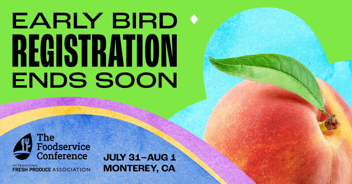 International Fresh Produce Association (@intfreshproduce) on Twitter photo Do you remember what they say about the Early Bird? Save $270 by registering for #FSC2025 by July 2! Connect with the entire foodservice supply chain and discover the latest trends. Secure your spot today! 
freshproduce.com/events/the-foo… Do you remember what they say about the Early Bird? Save $270 by registering for #FSC2025 by July 2! Connect with the entire foodservice supply chain and discover the latest trends. Secure your spot today! 
freshproduce.com/events/the-foo…