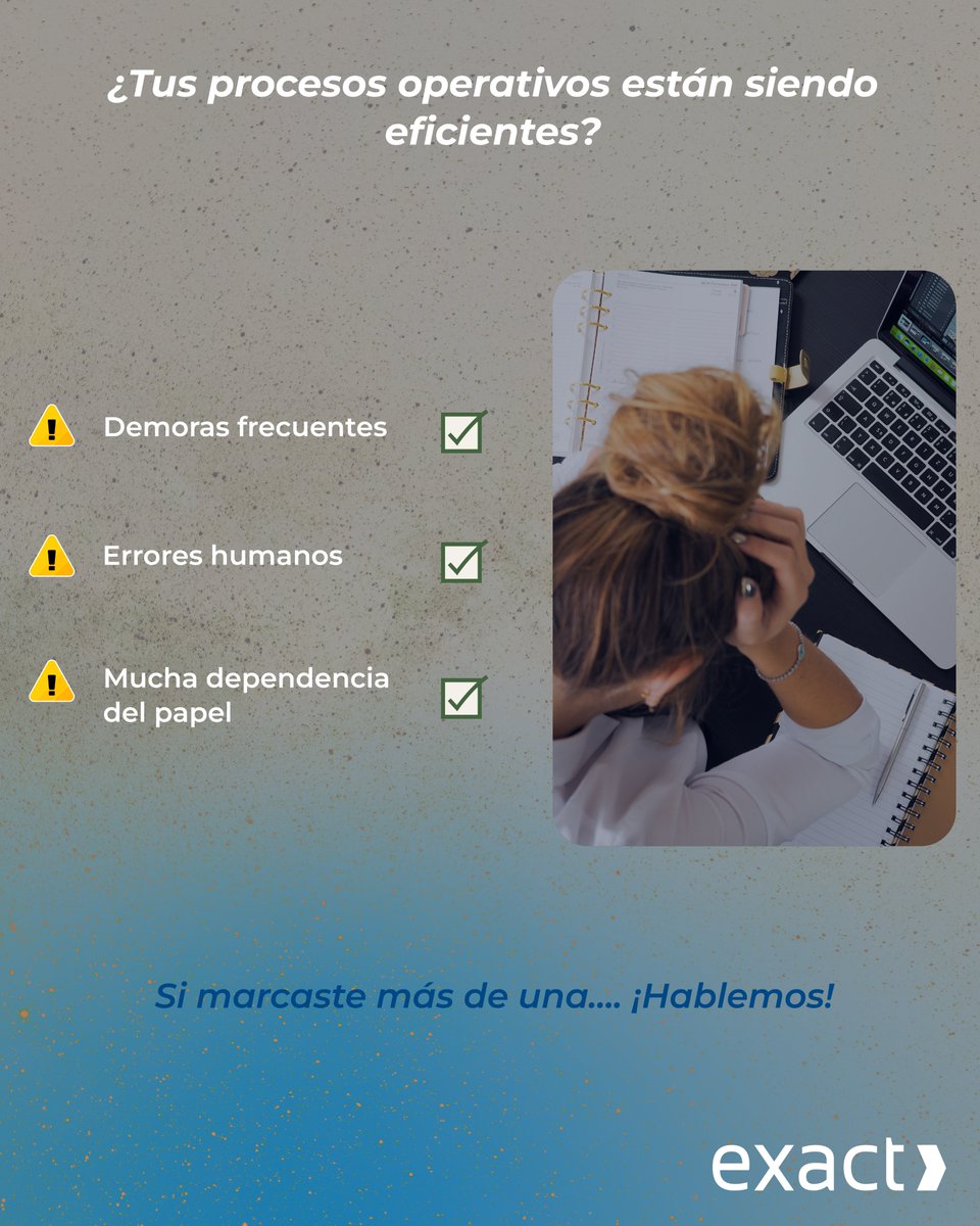 exact_sac's tweet image. ¿Demoras, errores y mucho papel? Tus procesos operativos están pidiendo ayuda a gritos 😥

📲 Hablemos de soluciones reales.

#ProcesosEficientes #DigitalizaTuGestión #SomosExact #procesosoeprativos #mejoracontinua #outsourcing