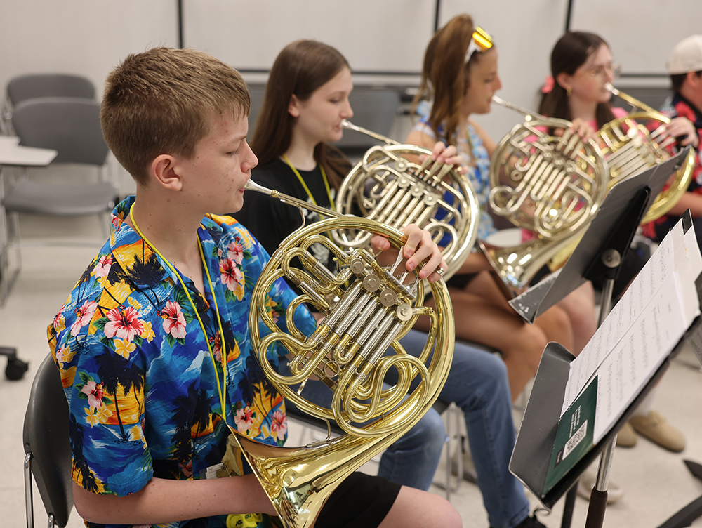 Welcome to Arkansas Tech University, junior high band campers!