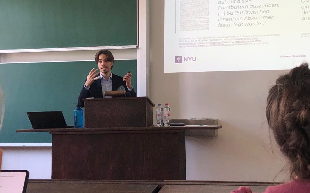 Koloman Marschik (@kolomanmarschik) on Twitter photo It was an honor to present my proposed dissertation project at the <a href="/phfv_Verband/">phfv - Public History</a> Jahrestagung 2025. Thank you to everyone for your feedback! It was an honor to present my proposed dissertation project at the <a href="/phfv_Verband/">phfv - Public History</a> Jahrestagung 2025. Thank you to everyone for your feedback!