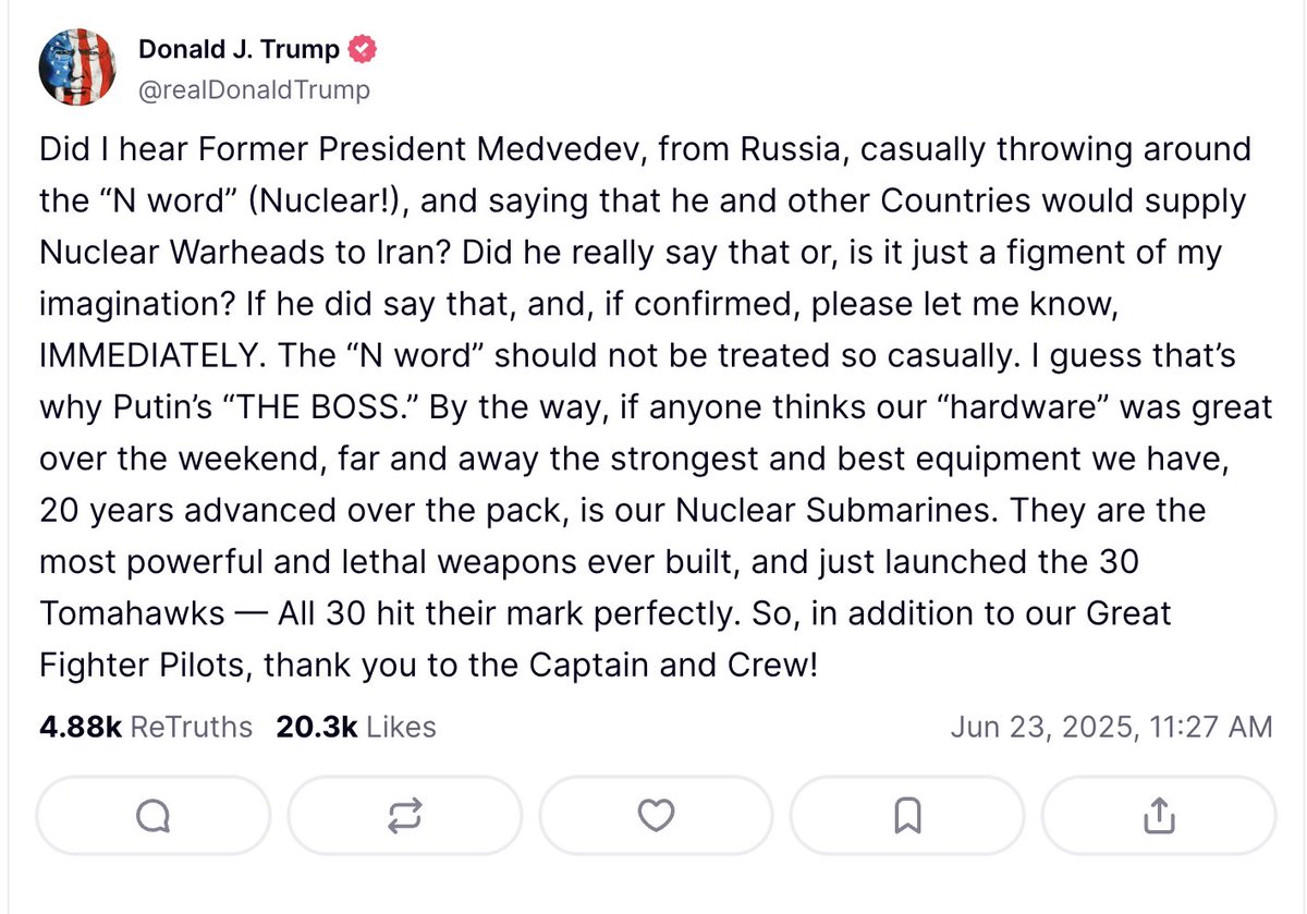 N-word is fuckin’ insane bro. How is this the president? 😭😭