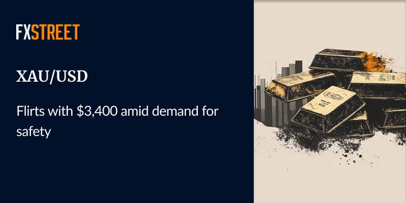 Gold Price Forecast: $XAUUSD flirts with $3,400 amid demand for safety

Read More!➡️ ow.ly/nE3T50WeZtP

#Gold #Commodities