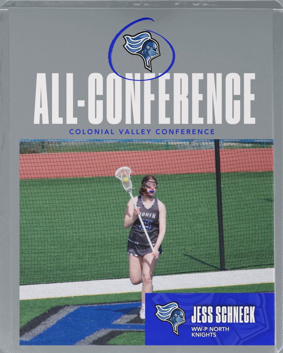 Congratulations to WW-P North girls lacrosse player Jess Schneck for being named honorable mention All Colonial Valley Conference!
#greatdaytobeaknight