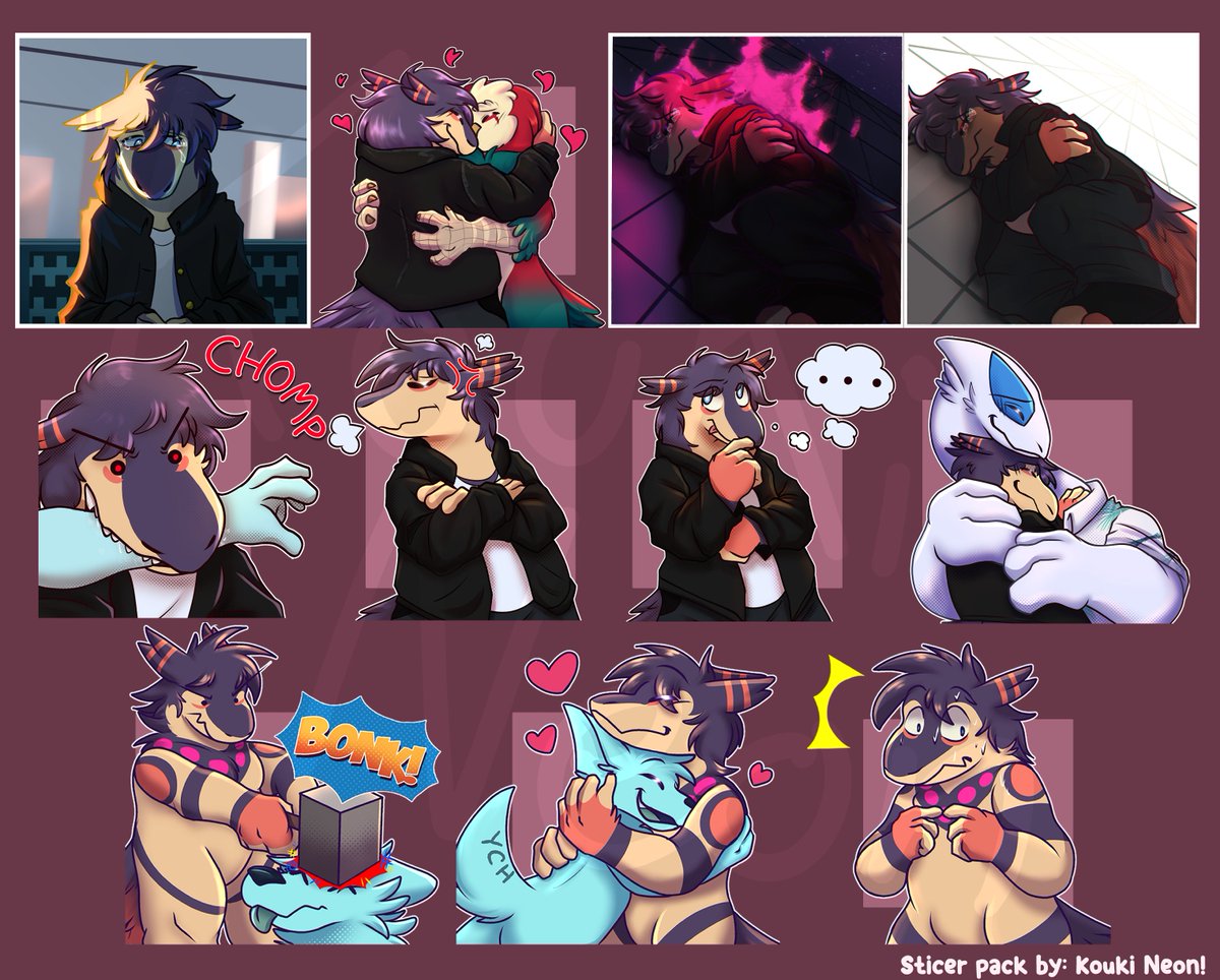 koukineon_t89's tweet image. 💛 Sticker Pack Comm! 💛
for @dreadtyph &amp;lt;&apos;3