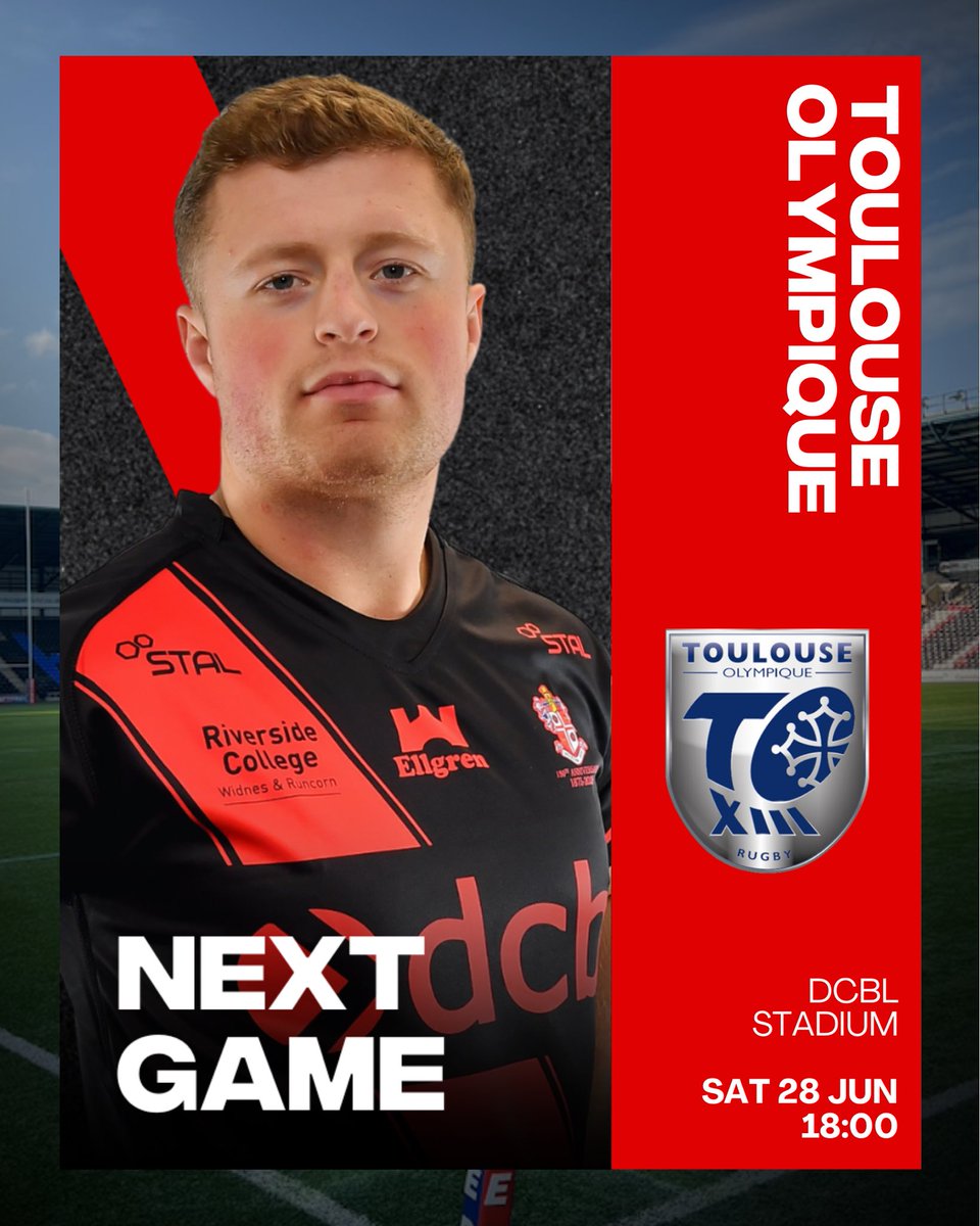 Widnes Vikings (@widnesrl) on Twitter photo ๐ NEXT GAME - <a href="/TOXIII/">Toulouse Olympique XIII</a>
๐ The final fixture of our June Jamboree as we look to bounce back against Toulouse at the DCBL Stadium!
๐ซ Tickets ๐ widnesvikings.co.uk/tickets/
#VikingsForevermore ๐ NEXT GAME - <a href="/TOXIII/">Toulouse Olympique XIII</a>
๐ The final fixture of our June Jamboree as we look to bounce back against Toulouse at the DCBL Stadium!
๐ซ Tickets ๐ widnesvikings.co.uk/tickets/
#VikingsForevermore