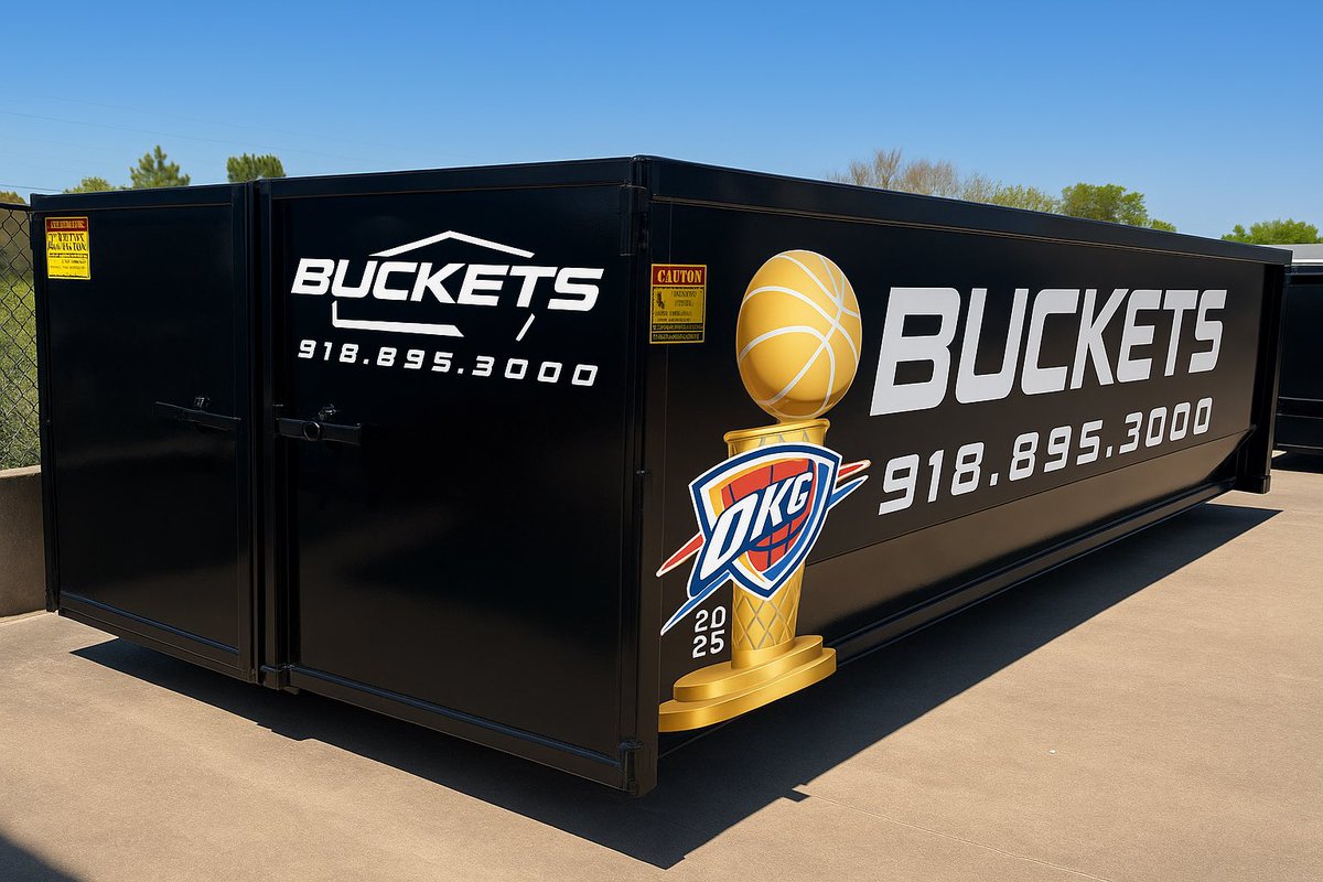 Jeffrey Newell (@jeffrey47newell) on Twitter photo Tulsa based rolloff company about to be all in on the championship! <a href="/NickAGallo/">Nick Gallo</a> <a href="/okcthunder/">OKC THUNDER</a> Tulsa based rolloff company about to be all in on the championship! <a href="/NickAGallo/">Nick Gallo</a> <a href="/okcthunder/">OKC THUNDER</a>