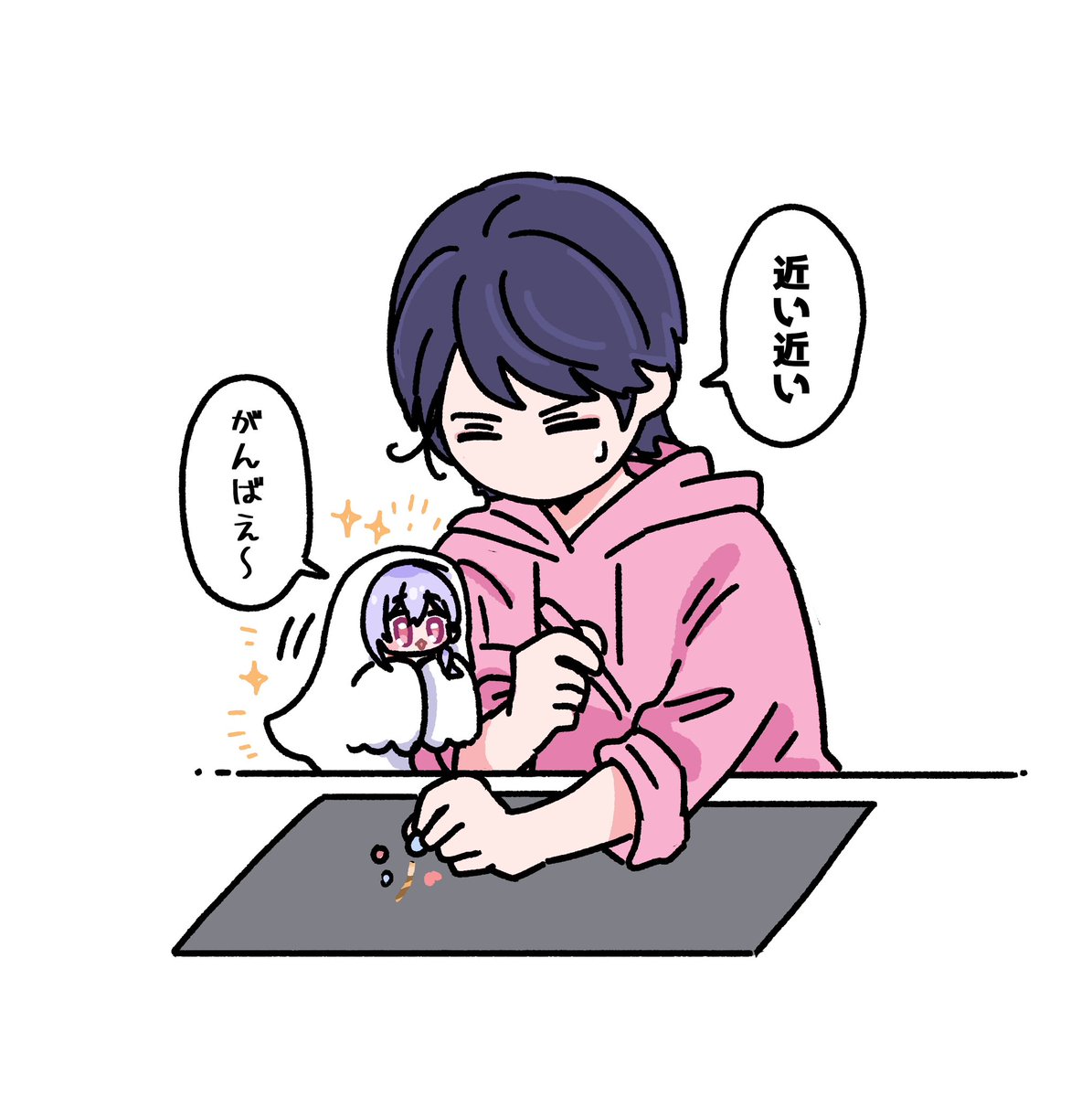 #月兎ぴくちゃー
作業配信、出来上がっていく過程が見れてすごく楽しい。
ご本人の手が映りながらおチビも映るというのも可愛い仕様🪦 