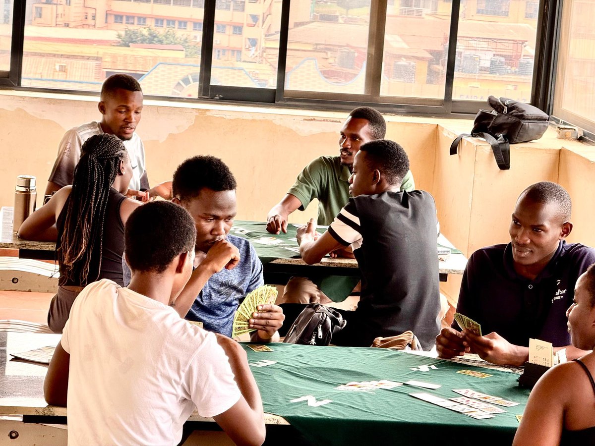 UgandaBridge1's tweet photo. Minibridge Sessions held on Saturday at VU. #BridgeForPeace #minibridge #ugandabridge #AfricaBridge #bridgeforpeace #bridge #mindsport https://t.co/jdDA5Cfj67