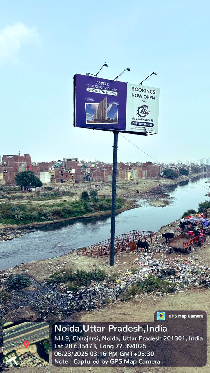 Gadkari ji, Just a short distance from your office,in Ghaziabad, several unipoles hv been erected on the National Highway after cutting down trees without any safety measures in place.These installations are proving to be a serious threat to road safety and the trees. Action pls