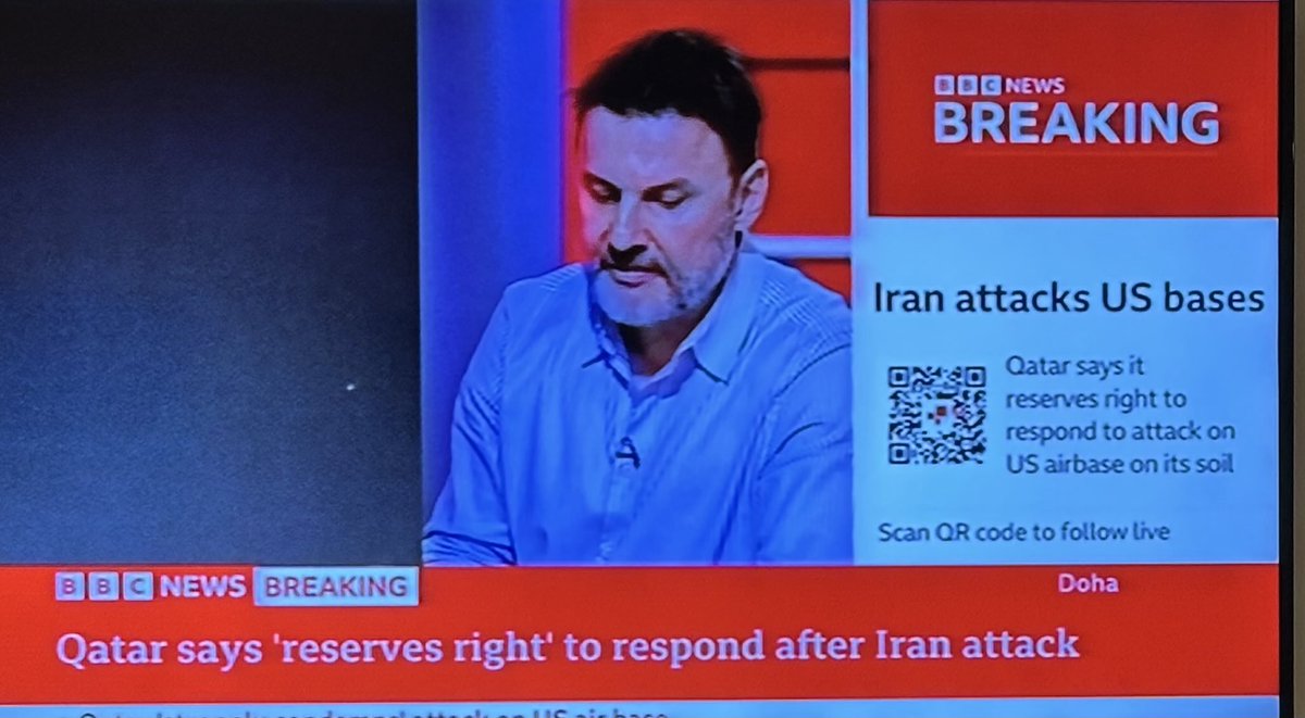 HamidMirPAK's tweet photo. Qatar condemned the Iranian attack and said they reserve the right to respond the attack. This is what Israel wanted. Netanyahu first dragged the US in this war and now he will be very happy to see Qatar attacking Iran. https://t.co/aSUoBBOXHr