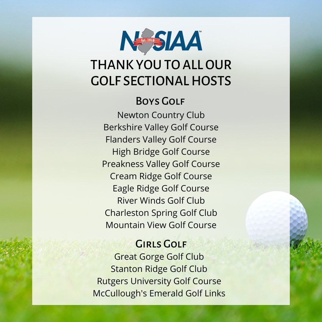 NJSIAA's tweet image. NJSIAA congratulates our 2024-25 Golf State Champions! We also want to thank our generous hosts for their hospitality hosting the NJSIAA Golf State Tournament.