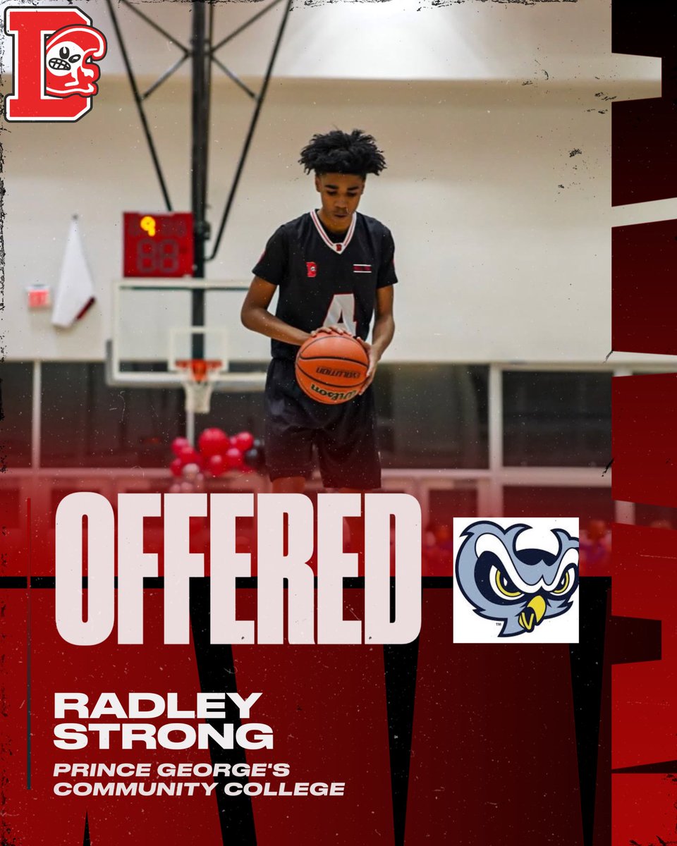 Dunbar High School Basketball Program is Proud to Announce ‘26 Combo Guard Radley Strong has received his First Offer from Prince George’s Community College (DII)! 🔴⚫️
@Radd2x 
#DunbarU #RaisingtheBAR