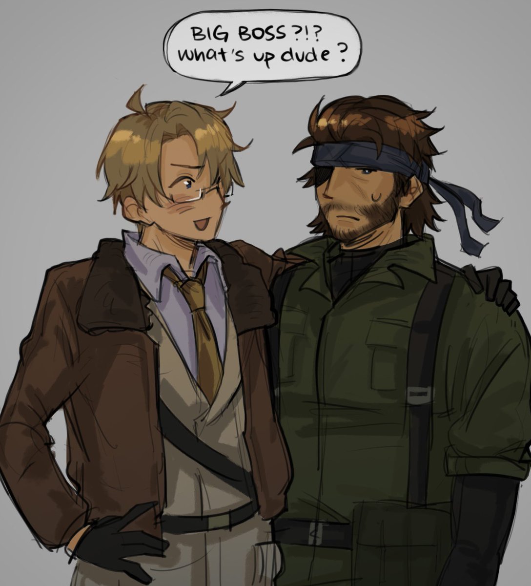 a crossover NOBODY asked for #mgs #hetalia