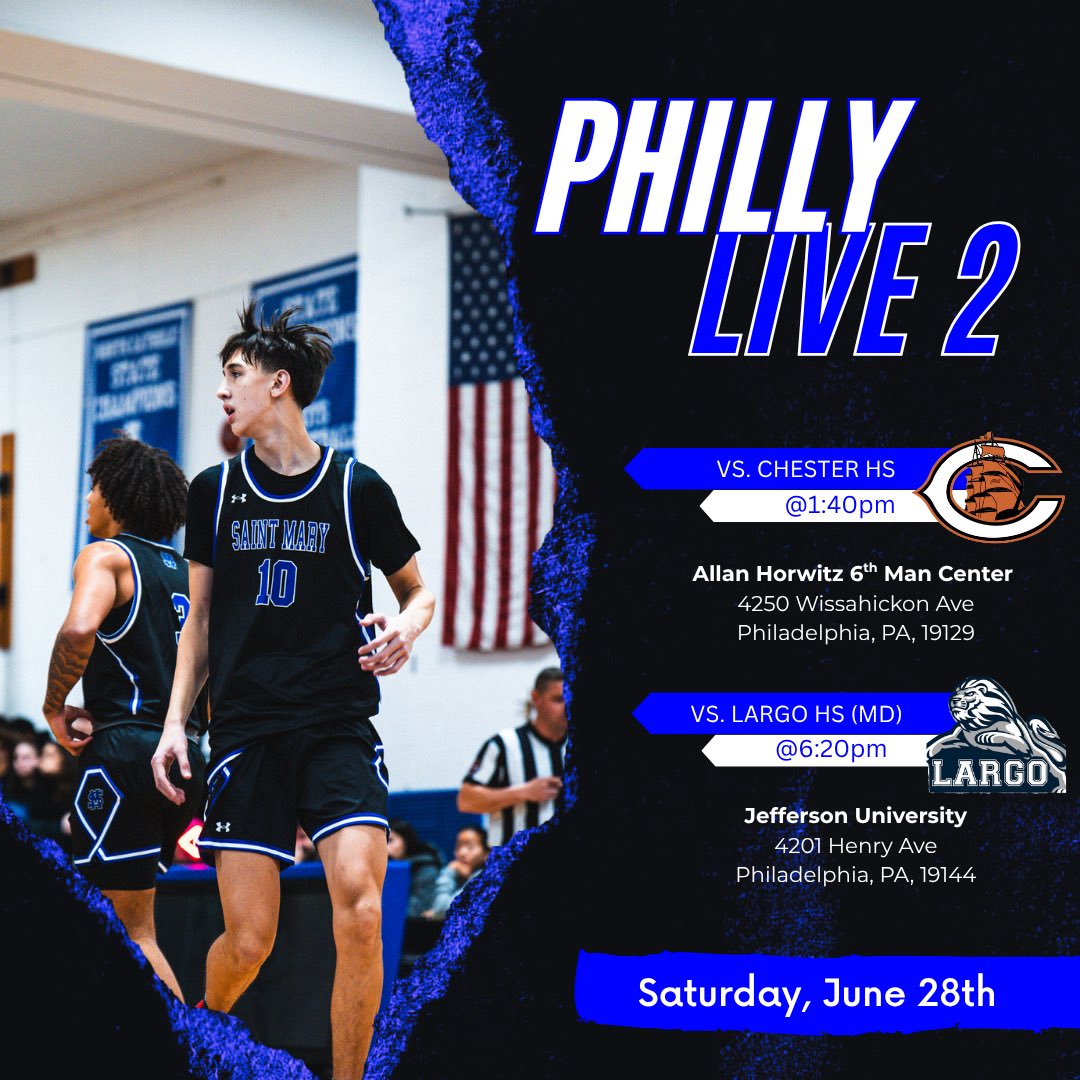 Upcoming Philly Live Schedule (ROUND 2)