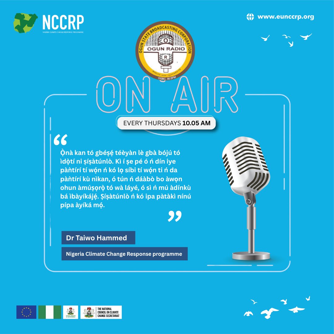 Nigeria Climate Change Response Programme (@nccrp2020) on Twitter photo Ọ̀nà kan tó gbéṣẹ́ téèyàn lè gbà bójú tó ìdọ̀tí ni ṣíṣàtúnlò. <a href="/EUinNigeria/">EU in Nigeria 🇪🇺🇳🇬</a> <a href="/FMEnvng/">Environment Ministry</a> @NCCCNigeria Ọ̀nà kan tó gbéṣẹ́ téèyàn lè gbà bójú tó ìdọ̀tí ni ṣíṣàtúnlò. <a href="/EUinNigeria/">EU in Nigeria 🇪🇺🇳🇬</a> <a href="/FMEnvng/">Environment Ministry</a> @NCCCNigeria