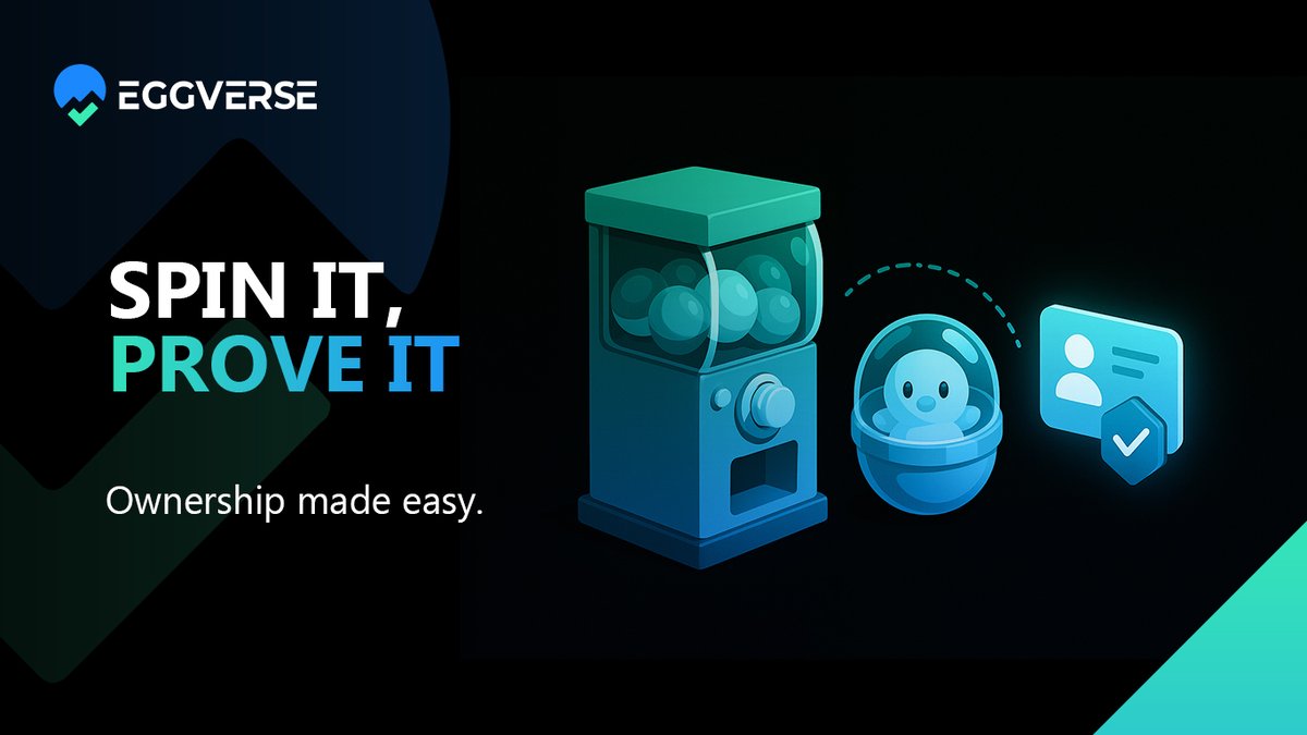 EggVerseWorld's tweet image. 🔐 Every EggVerse capsule is linked to your DID — your decentralized identity.

Each pull is recorded on-chain, with verified metadata and ownership history. 📦📲

💠 No copies. No counterfeits. Just secure, proof-backed collectibles. 🛡️✨

#EggVerse #Web3Proof #DID