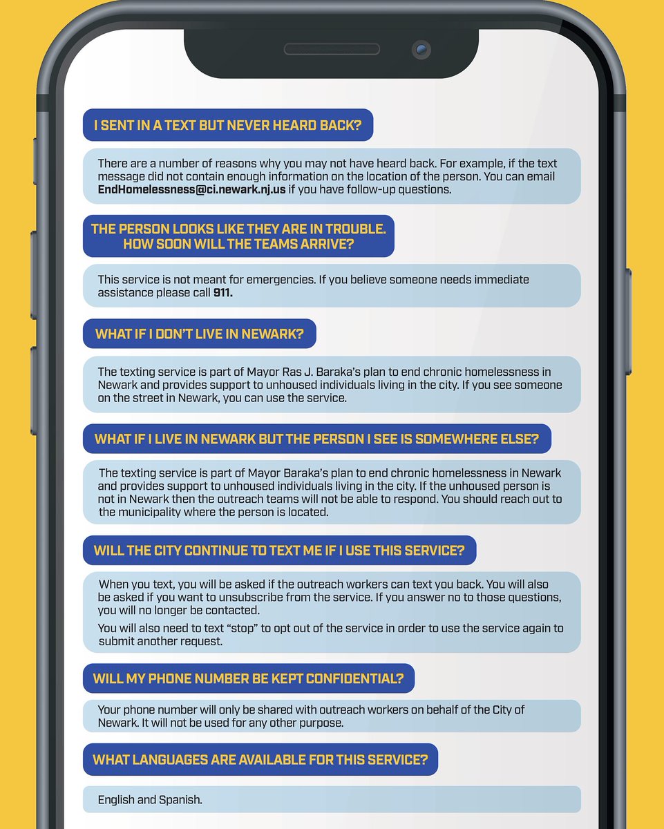 CityofNewarkNJ's tweet photo. Join the effort to assist unhoused individuals in Newark. Text PATH HOME to 855-11 if you see an unhoused person in Newark who needs non-emergency assistance. Together, we can make a difference! 🌟 

#NewarkOutreach #CommunityCare https://t.co/GBFK8iJSZP