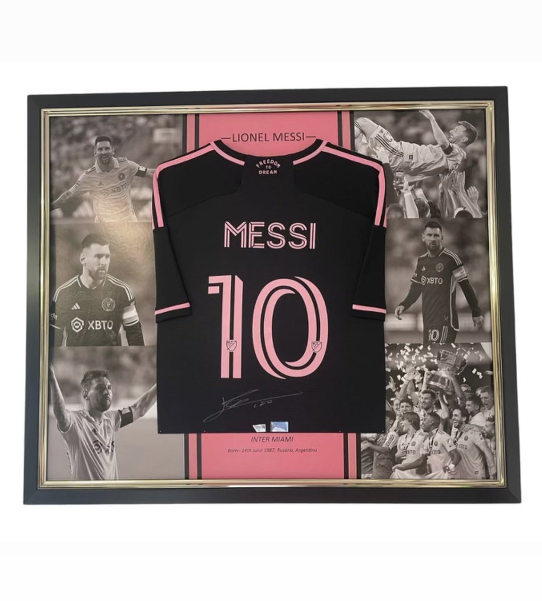 signedfshirts's tweet image. GIVEAWAY TIME 🔥

If Messi scores and Inter Miami win tonight vs Palmeiras (2AM UK time), one of you wins £100 credit toward any signed item on our site 👀💸

To enter:
🔁 Repost this post
👣 Follow @signedfshirts &amp;amp; @sfsmemorabilia
💬 Comment anything below

Winner picked if his…