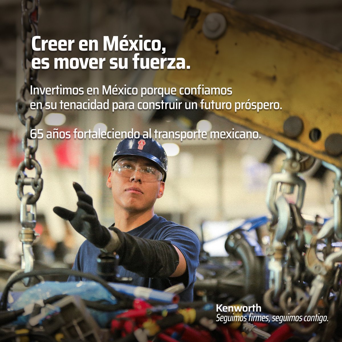 KenworthMexico's tweet photo. Invertimos, creemos y confiamos en su gente, es la fuerza de México.💪🏼💥
▪️ Seguimos firmes, seguimos contigo. ▪️
#Kenworth #PACCARMexico #RedConfiable #SeguimosContigo https://t.co/wjbSUsrnVs