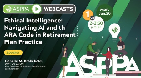 ASPPA (@asppa) on Twitter photo AI and automation are reshaping retirement plan administration. Learn to apply the <a href="/usa_retirement/">American Retirement Association</a> Code of Conduct in a tech-driven world.
Register today! ow.ly/5bvK50W4QSi
#RetirementPlanning #AIAutomation #EthicsInTech #DataPrivacy AI and automation are reshaping retirement plan administration. Learn to apply the <a href="/usa_retirement/">American Retirement Association</a> Code of Conduct in a tech-driven world.
Register today! ow.ly/5bvK50W4QSi
#RetirementPlanning #AIAutomation #EthicsInTech #DataPrivacy