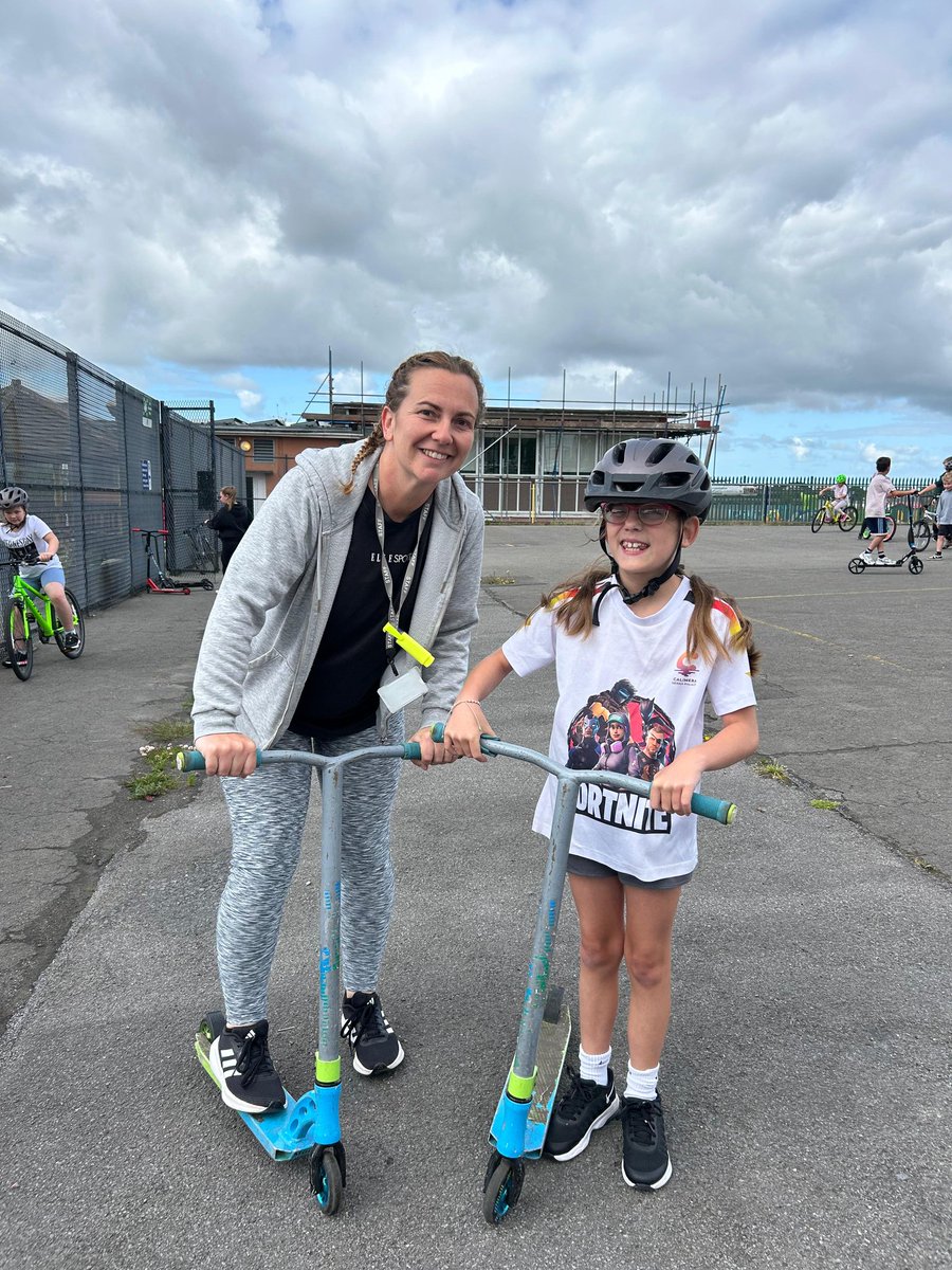 Sports Week Day 1: climbing Penyfan, Footgolf, boule, Zumba and scooter skills! #SportsWeek2025