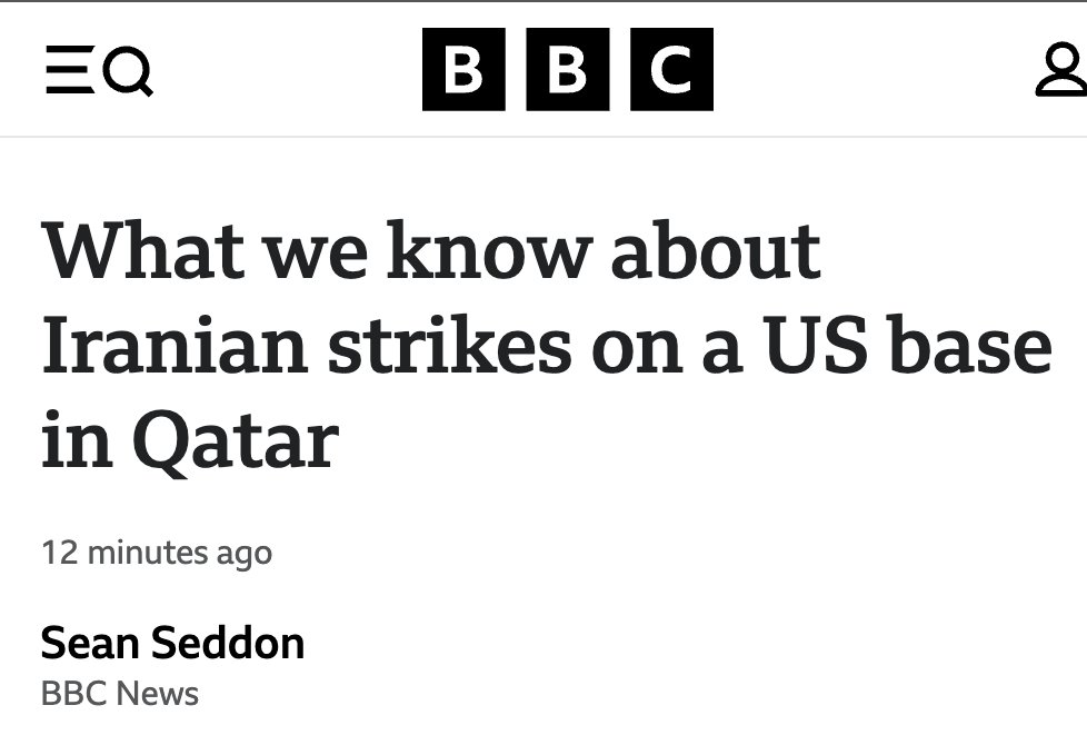 Early headlines from The New York Times, CNN, Wall Street Journal and the BBC contain zero mentions of the word "retaliation" or "retaliatory" or any reference to why these strikes happened.
