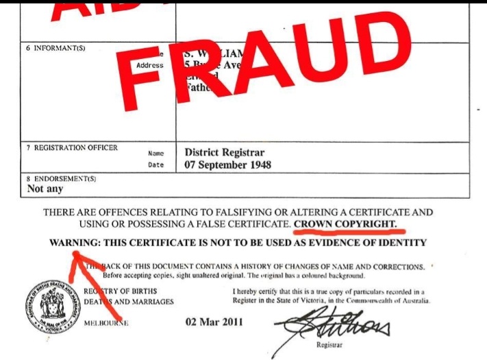 Rory888067's tweet photo. Birth Certificate Fraud
#UnderAspell ID-ENTITY THEFT
📛It's illegal to use a legal name
All CAPITALIZED NAMES
are fictional characters dead non-living
#BCCRSS 🗝 https://t.co/K5qQ8yuNrx
Your not a legal name CORPORATE FICTIONAL ACTOR no voice
#LivingWitness #IDSILLEGAL #Iran https://t.co/CQVp2o6fI5