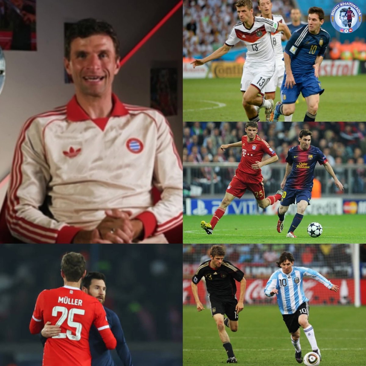 MessiFCWorld's tweet photo. 🎙️Thomas Muller🇩🇪: "Messi ? Oh my God, everyone is talking about the new generation and the rising talents, but have you seen Messi in the Club World Cup? The man is 38 years old and makes everyone look like they play in a school league.”

“Lamine Yamal is a great talent, but let's be realistic. He still has at least 10 years to reach Messi's current level. Messi still dominates everything: goals, assists, dribbling, and even free kicks. Only legends can do that at his age.”

“In the Club World Cup, everyone was talking about the future, but Messi appeared and said the future, I am still the present. The man stole the spotlight from everyone, as if he was saying, wait your turn, kids.”

“My advice to young people is to enjoy playing with Messi now because when you retire, you will tell your grandchildren stories about how you played in the same era as the legend. Messi is still the king."