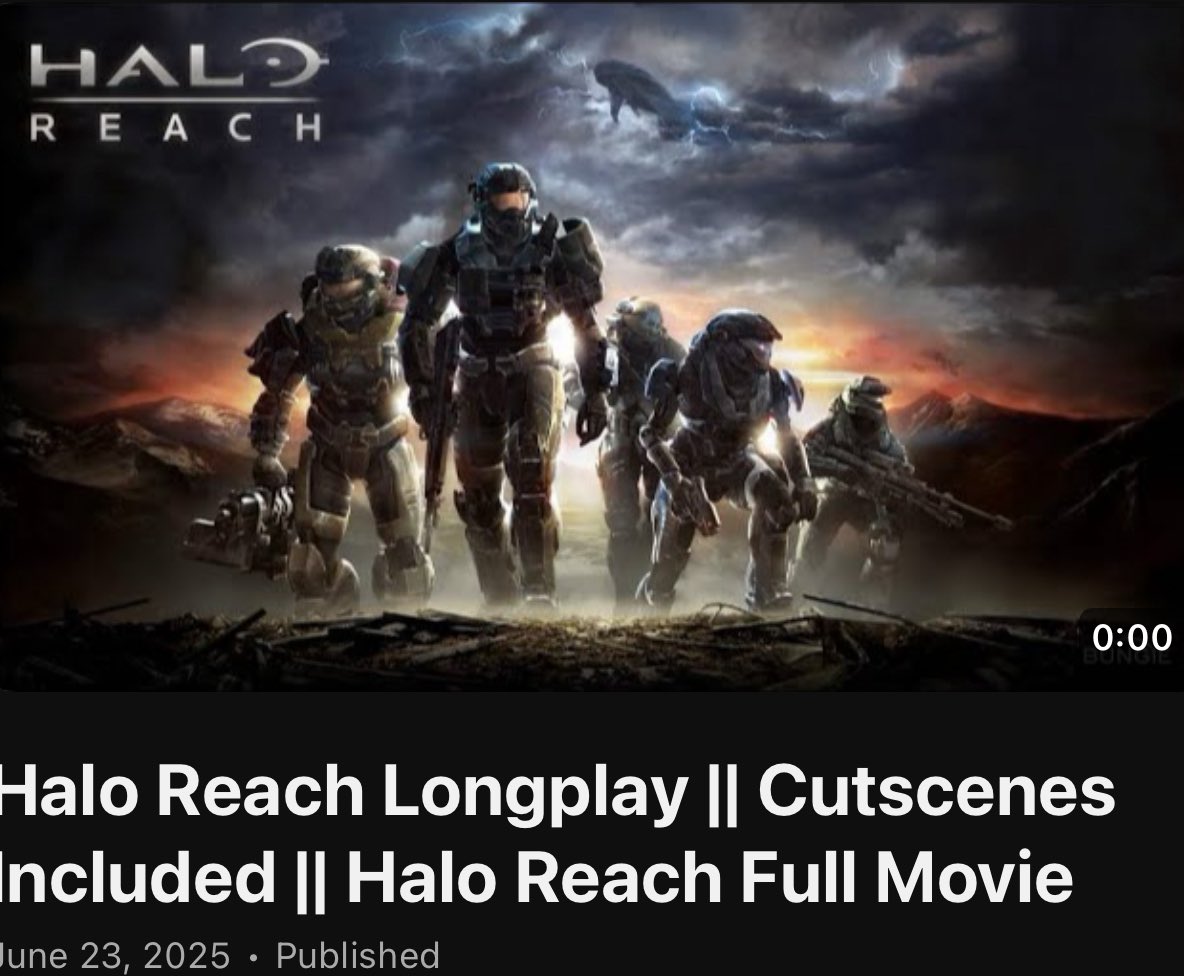 NoSpokenLP's tweet photo. First #longplay is being uploaded to the #YouTube channel right now! Should be up in the coming hours!

https://t.co/TEDXDVKGKM

#HaloReach #Halo #Reach #MCC https://t.co/LQ074pFVok