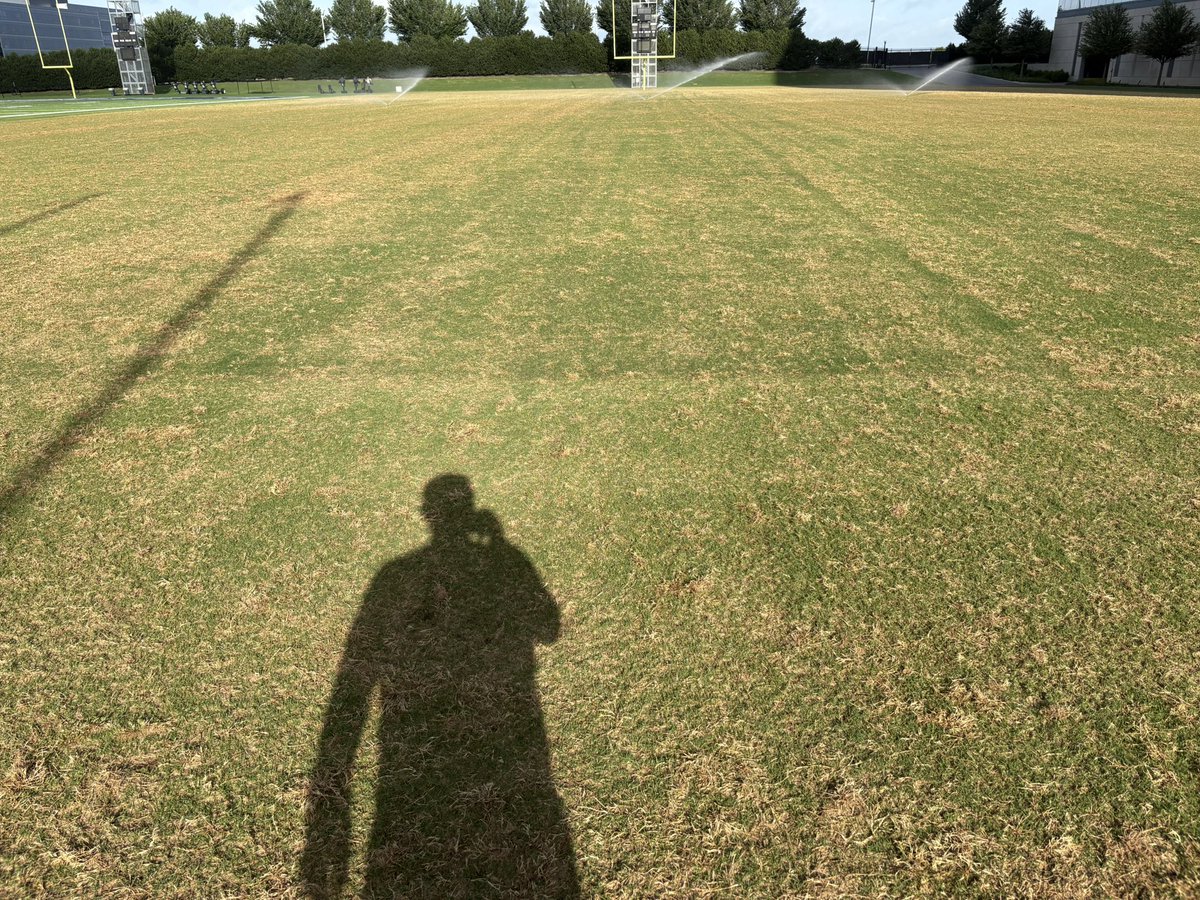 A few weeks ago I officially start my new job as Field Operations Manger for the Dallas Cowboys. I oversee the practice fields at The Star in Frisco. We fraze mowed and sprigged the one grass field we have last week. It’s coming along nicely and will be ready for August
