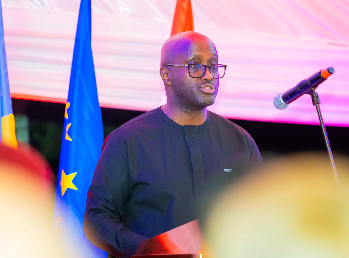 RwandaMFA's tweet photo. This evening, Minister @onduhungirehe joined the Luxembourg Embassy in Rwanda, @LUinKigali in celebrating the National Day of the Grand Duchy of Luxembourg.

In his remarks, he commended the strong ties between Rwanda and Luxembourg, anchored in a shared vision for an equitable, durable, and inclusive development.