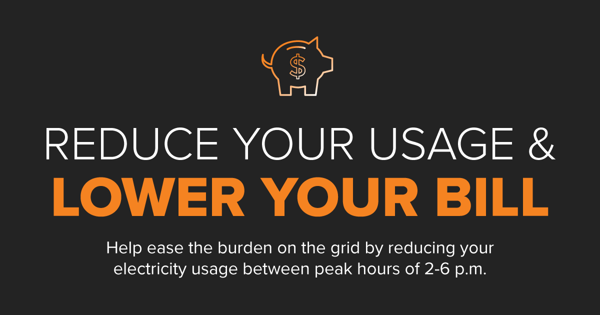 DuquesneLight's tweet image. With high temperatures this week — you can lower your bill by reducing your usage between 2-6 p.m.
- Run appliances early in the day or later at night.
- Keep your thermostat steady at 78 degrees.
- Close doors to any unused rooms.
More: bit.ly/3TxWduZ.
