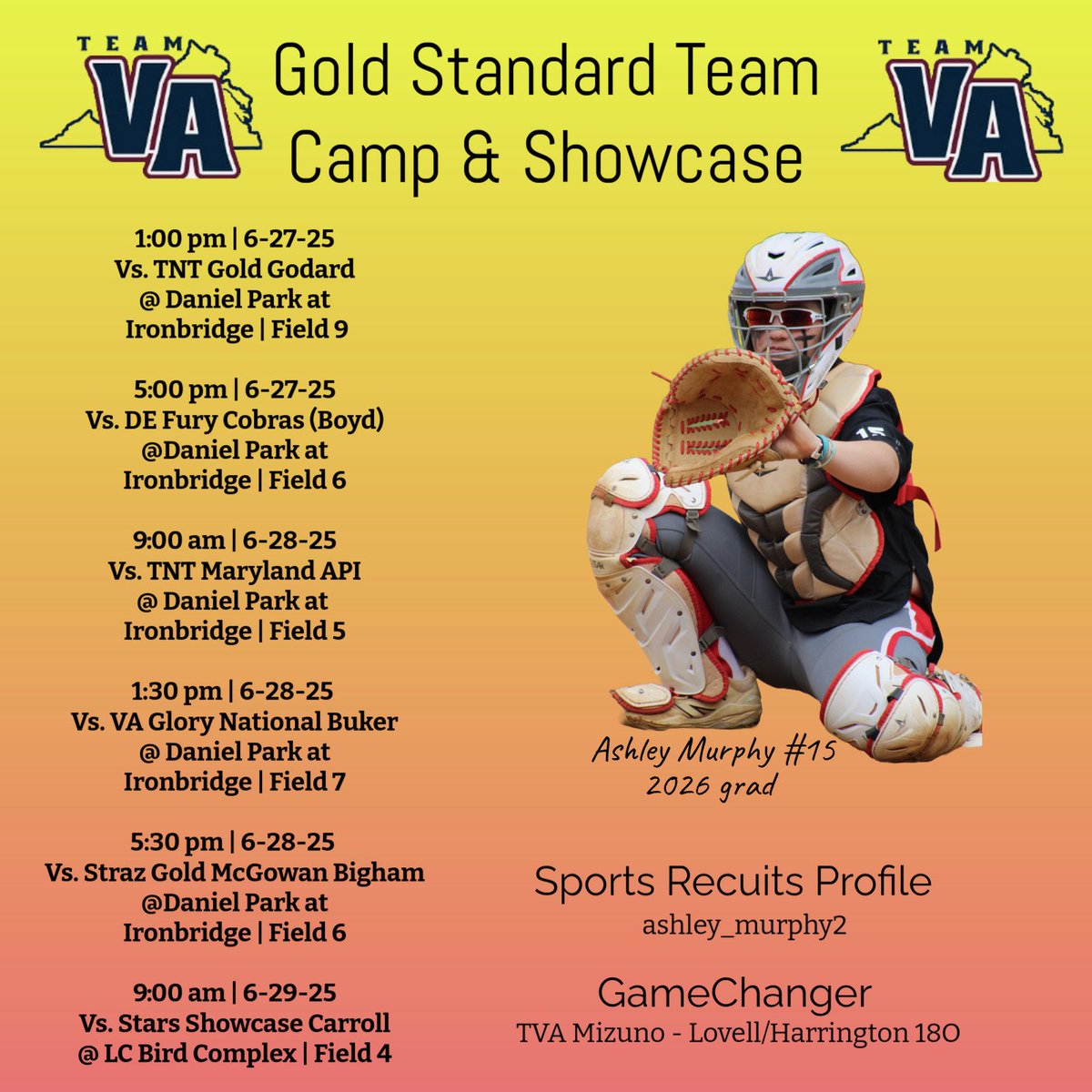 Ashley Murphy (@ashley_nm_15) on Twitter photo Can’t wait for this weekend’s tournament! <a href="/CameronKFagan/">Cameron Fagan</a> <a href="/RadfordSoftball/">Radford Softball</a> <a href="/rwwagner/">Bill Wagner</a> <a href="/team_lovell/">Team Virginia Mizuno -Lovell/Harrington 18U</a> Can’t wait for this weekend’s tournament! <a href="/CameronKFagan/">Cameron Fagan</a> <a href="/RadfordSoftball/">Radford Softball</a> <a href="/rwwagner/">Bill Wagner</a> <a href="/team_lovell/">Team Virginia Mizuno -Lovell/Harrington 18U</a>