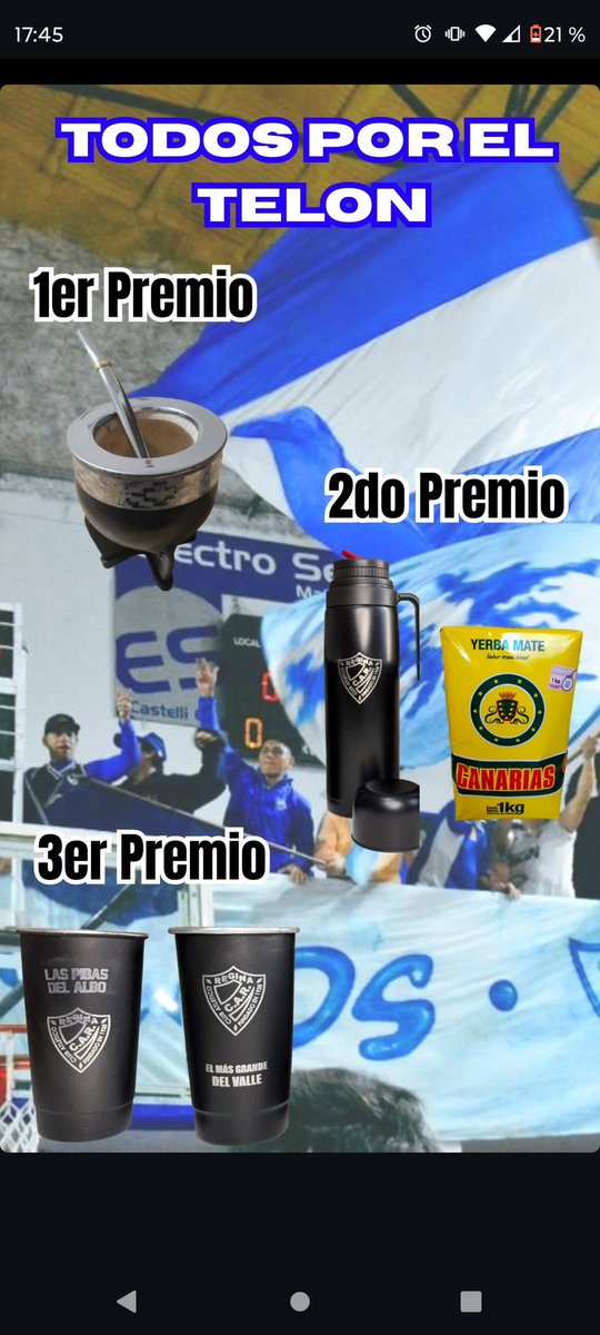 Vamos por ese sueño todos juntos, todos unidos.. Copate y pedí tu numerito solo a MIL PESITOS..