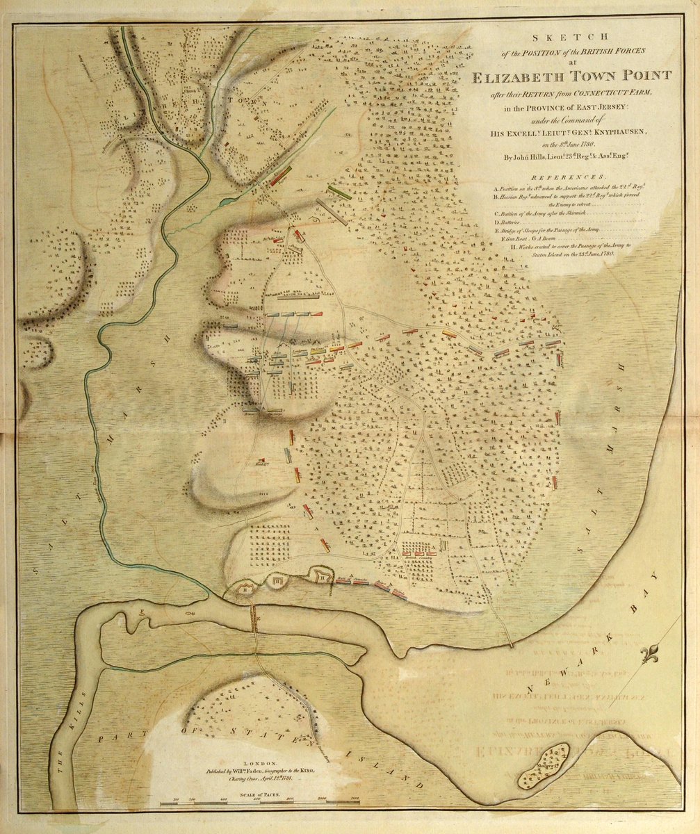 AmRevInstitute's tweet image. The Battle of Springfield took place #OTD in 1780. The last significant battle in the North, it ended British hopes of regaining control of New Jersey by land. The effectiveness of citizen soldiers and the NJ militia @NJGov helped bolster American morale. Huzzah New Jersey!