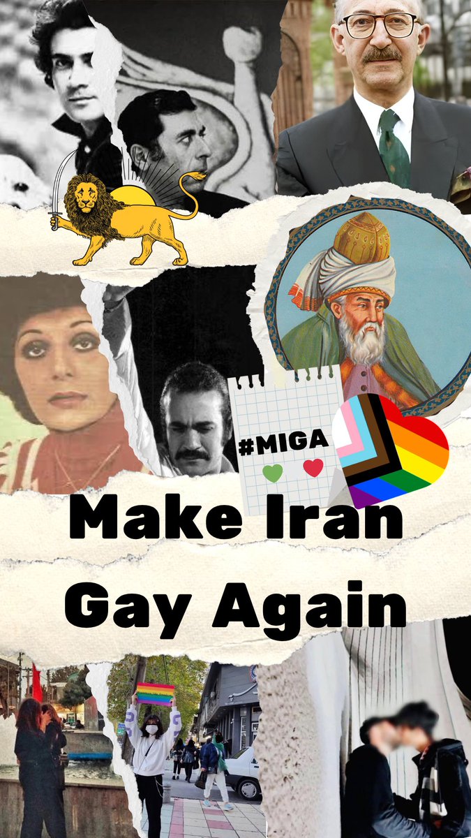 MAKE IRAN GAY AGAIN!💚🤍❤️🏳️‍🌈
#MIGA