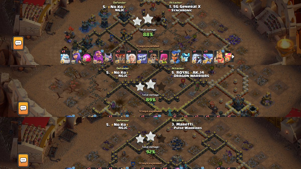 neffe217's tweet image. Stage 2 – Solid run: 

20/22 🛠️

Here's a base from me after a while 🌪️

link.clashofclans.com/en?action=Open…

For more ↗️ discord.gg/rhbb