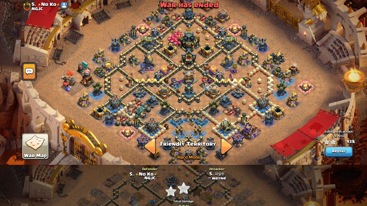 neffe217's tweet image. Stage 2 – Solid run: 

20/22 🛠️

Here's a base from me after a while 🌪️

link.clashofclans.com/en?action=Open…

For more ↗️ discord.gg/rhbb