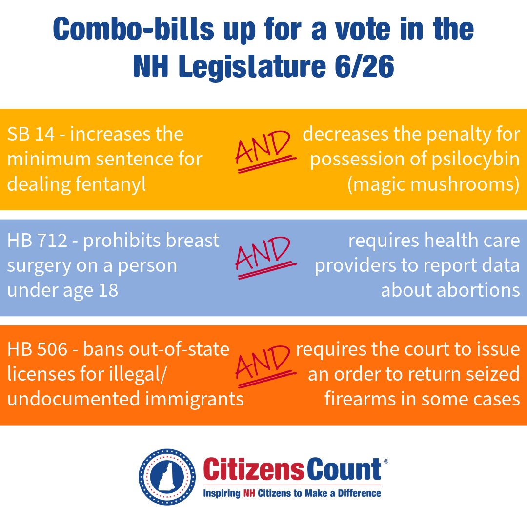 Everyone is focused on the budget, but there are some other interesting NH bills up for a vote on Thursday... #NHpolitics